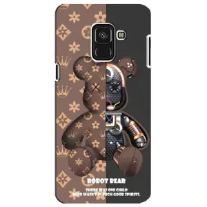 Силиконовый чехол для Samsung A8 Plus, A730F (Медмедь Луи Виттон)