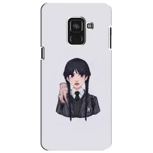 Чехлы с принтом Уэнсдей на Samsung A8 Plus, A730F (Вещь Венсдей)
