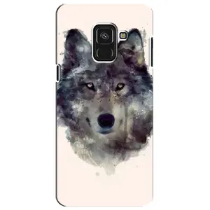 Чехол с Волком на Samsung A8 Plus, A730F (Волк)