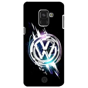Чехол "Фольксваген" для Samsung A8 Plus, A730F (Volkswagen на черном)
