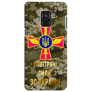 Чехлы на военную тематику для Samsung A8 Plus, A730F (ВС ЗСУ)