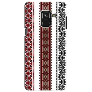 Силиконовый Чехол на Samsung A8 Plus, A730F с картинкой Вышиванки (Вышиваночки)