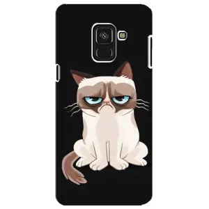 Чехол на тематику: Коты для Samsung Galaxy A8 Plus 2018 (A730F) (Взгляд кота)