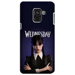 Чехлы с принтом Уэнсдей на Samsung A8 Plus, A730F (Wednesdey)