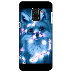 Чехол с Лисичкой для Samsung A8 Plus, A730F (Яркая Лиса)