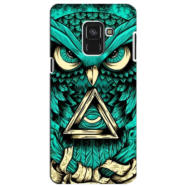 Чехол с рисунком «Зеленая сова» для Samsung Galaxy A8 Plus 2018 (A730F) Чехол с рисунком «Зеленая сова» для Samsung Galaxy A8 Plus 2018 (A730F)