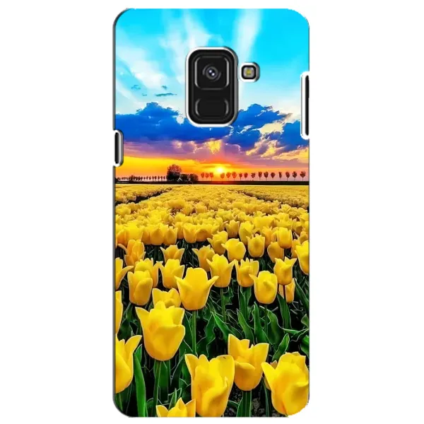 Чехол с рисунком «Желтые тюльпаны» для Samsung Galaxy A8 Plus 2018 (A730F)