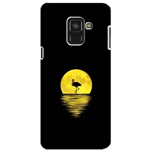 Летний Чехол на Samsung A8 Plus, A730F (Желтый Закат)