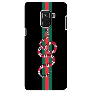 Чехлы Бренд GUCCI для Samsung A8 Plus, A730F (Змей Гуччи)