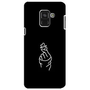 Чехлы (Знак сердечка) на Samsung A8 Plus, A730F (Знак Сердечка)