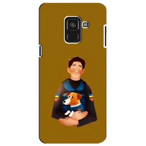 Чехол с принтом для Samsung A8 Plus, A730F (ЗСУ Патрон)