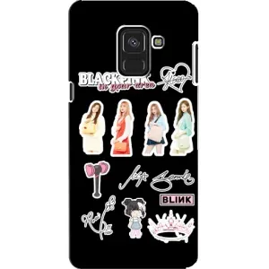 Чехлы с картинкой для Samsung A8, A8 2018, A530F (Арт блэкпинг)