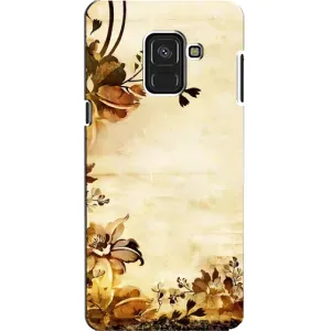 Чехлы с тематикой "ЦВЕТЫ" на Samsung A8, A8 2018, A530F (Арт-цветы)