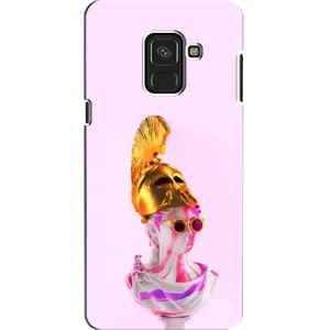 Чехол с Прикольным принтом на Samsung A8, A8 2018, A530F (АРТ Статуя)