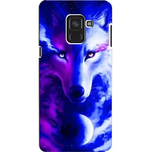 Чехол с Волком на Samsung A8, A8 2018, A530F (Арт-Волк)