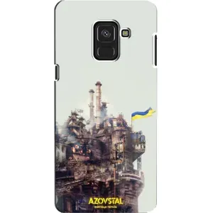 Чехлы на военную тематику для Samsung A8, A8 2018, A530F (Азовсталь)