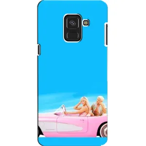 Силиконовый Чехол Барби Фильм на Samsung A8, A8 2018, A530F (Барби и Кен)