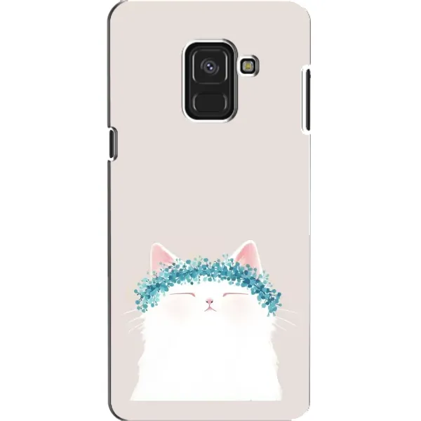 Чехол с рисунком «Белый котик» для Samsung Galaxy A8 2018 (A530F) Чехол с рисунком «Белый котик» для Samsung Galaxy A8 2018 (A530F)