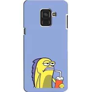 Бампер с принтом Мемы для Samsung A8, A8 2018, A530F (Безразличие)