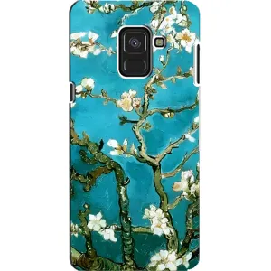 Чехол с принтом САКУРЫ на Samsung A8, A8 2018, A530F (Цветение Сакуры)