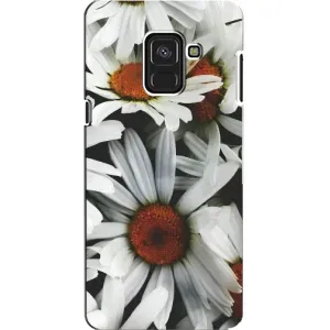 Чехол с ромашками на Samsung A8, A8 2018, A530F (Цветы Ромашки)