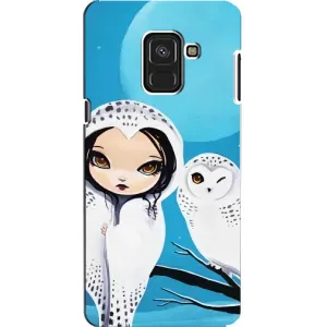 Чехлы с принтом СОВЫ для Samsung A8, A8 2018, A530F (Девочка Сова)