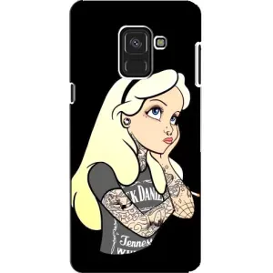 Чохол Стильні дівчата на Samsung A8, A8 2018, A530F (Дівчина образилася)