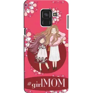 Чехлы для МАМЫ на Samsung A8, A8 2018, A530F (Дочь и мама)