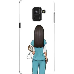 Силиконовый бампер (Работники) на Samsung A8, A8 2018, A530F (Доктор)