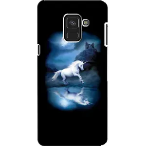 Чехол Unicorn на Samsung A8, A8 2018, A530F (Единорог)