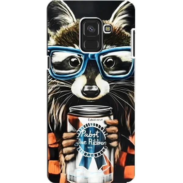 Чехол с рисунком «Енот в очках» для Samsung Galaxy A8 2018 (A530F) Чехол с рисунком «Енот в очках» для Samsung Galaxy A8 2018 (A530F)