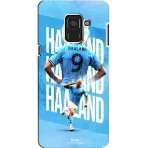 Чехлы с принтом для Samsung A8, A8 2018, A530F Футболист (Erling Haaland)