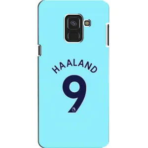 Чехлы с принтом для Samsung A8, A8 2018, A530F Футболист (Ерлинг Холанд 9)