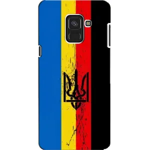 Чехлы УПА (Красно-Чёрный) на Samsung A8, A8 2018, A530F (Флаг УПА)