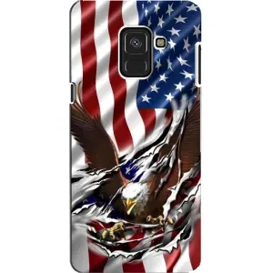 Чехол Флаг USA для Samsung A8, A8 2018, A530F (Флаг USA)
