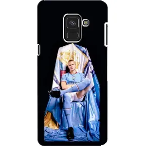 Чехлы с принтом для Samsung A8, A8 2018, A530F Футболист (футболист Холанн)