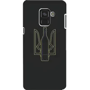 Чехол с картинкой (Патриотический ГЕРБ) на Samsung A8, A8 2018, A530F (Герб - Молотова)