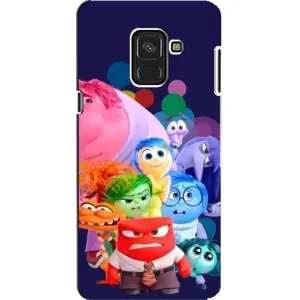 Чехол Головоломка для Samsung A8, A8 2018, A530F - (AlphaPrint) (Герои головоломки)
