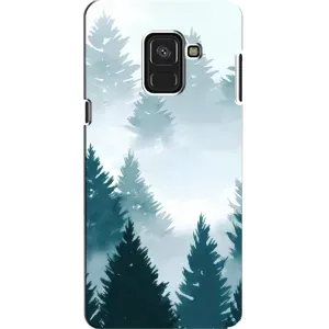 Летний Чехол на Samsung A8, A8 2018, A530F (Горный лес)