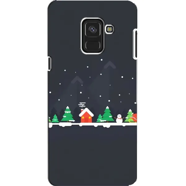 Чехол с рисунком «Город зимний» для Samsung Galaxy A8 2018 (A530F) Чехол с рисунком «Город зимний» для Samsung Galaxy A8 2018 (A530F)
