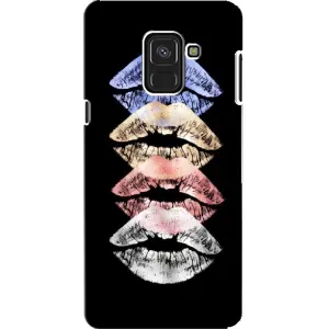 Чохол Стильні дівчата на Samsung A8, A8 2018, A530F (Губи)