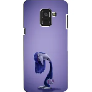 Чехол Головоломка для Samsung A8, A8 2018, A530F - (AlphaPrint) (Хандра)
