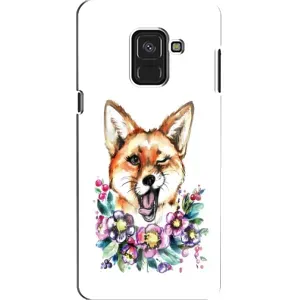 Чехол с Лисичкой для Samsung A8, A8 2018, A530F (Хитрая лиса)