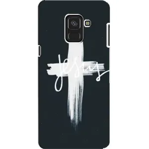 Чехлы для Самсунг А8 (2018) (Крест Иисуса) (Jesus)