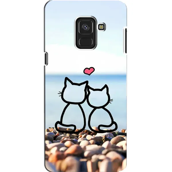 Чехол с рисунком «Котейки» для Samsung Galaxy A8 2018 (A530F) Чехол с рисунком «Котейки» для Samsung Galaxy A8 2018 (A530F)