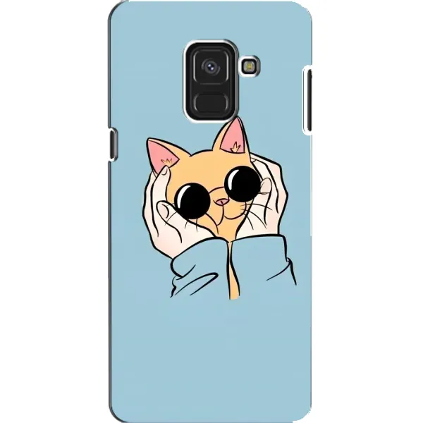 Чехол с рисунком «КОТИК в очках» для Samsung Galaxy A8 2018 (A530F) Чехол с рисунком «КОТИК в очках» для Samsung Galaxy A8 2018 (A530F)