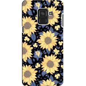 Чехлы с тематикой "ЦВЕТЫ" на Samsung A8, A8 2018, A530F (красивые цветы)