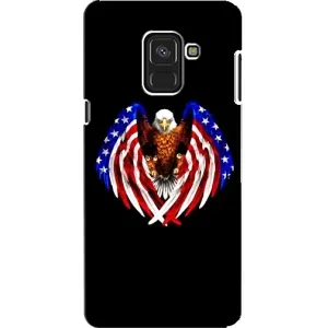 Чехол Флаг USA для Samsung A8, A8 2018, A530F (Крылья США)