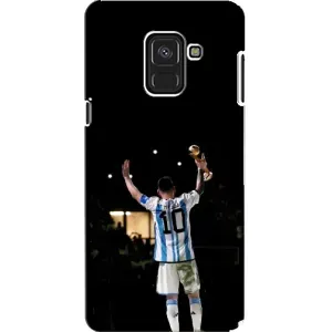 Чехлы Лео Месси Аргентина для Samsung A8, A8 2018, A530F (Лео Чемпион)