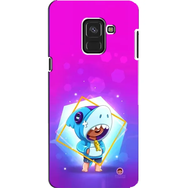 Чехол с рисунком «Леон в костюме Акулы» для Samsung Galaxy A8 2018 (A530F)